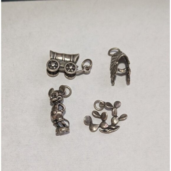 Vintage Sterling Silver Disney Mickey Mouse and Western Charms sold separately - Picture 12 of 16